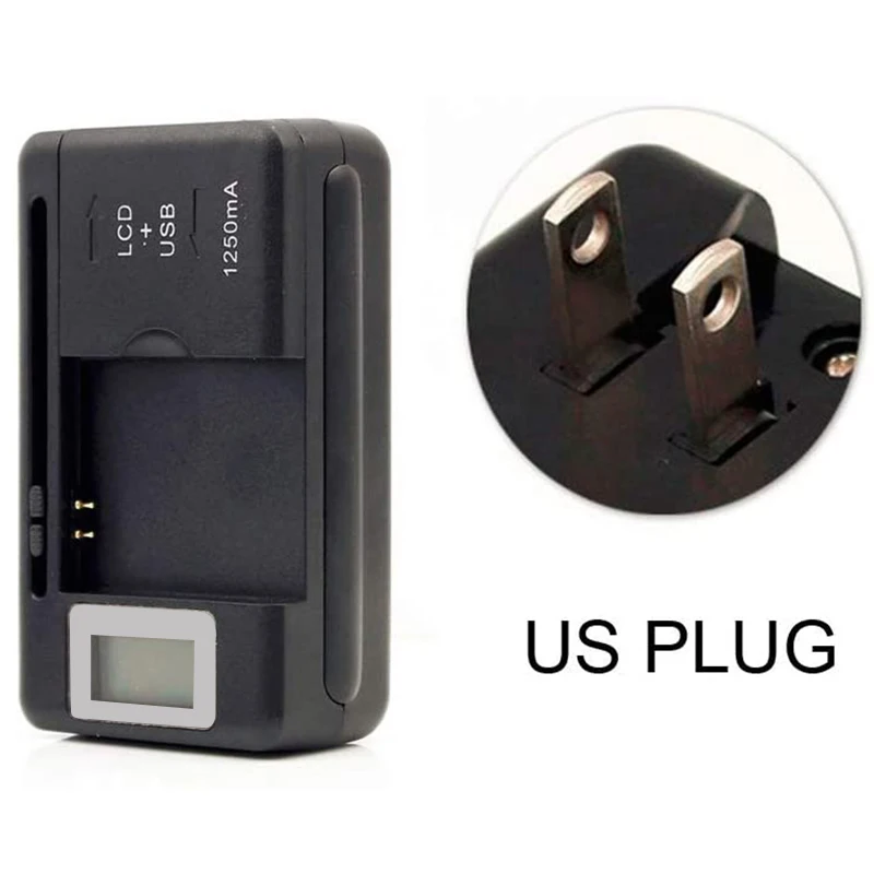 Универсальное мобильное зарядное устройство ЖК-экран индикатора для сотовых