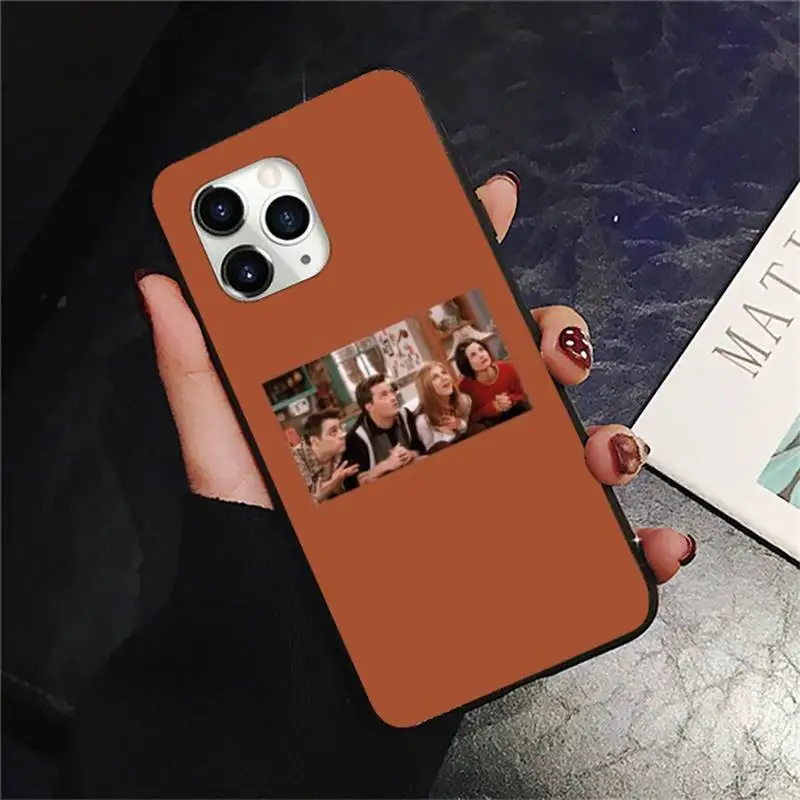 

Cartoon funny Clip Art Friends TV Show Phone Case for iPhone 11 12 pro XS MAX 8 7 6 6S Plus X 2020 XR Mini