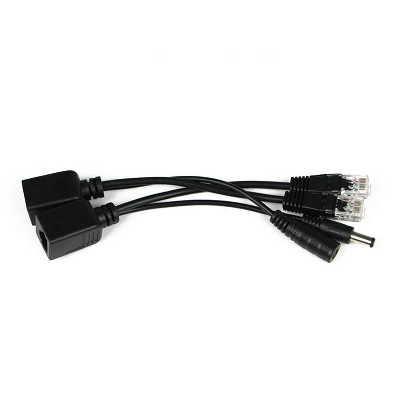 Кабель POE для IP-камеры Пассивный адаптер Power Over Ethernet разветвитель инжектор модуль