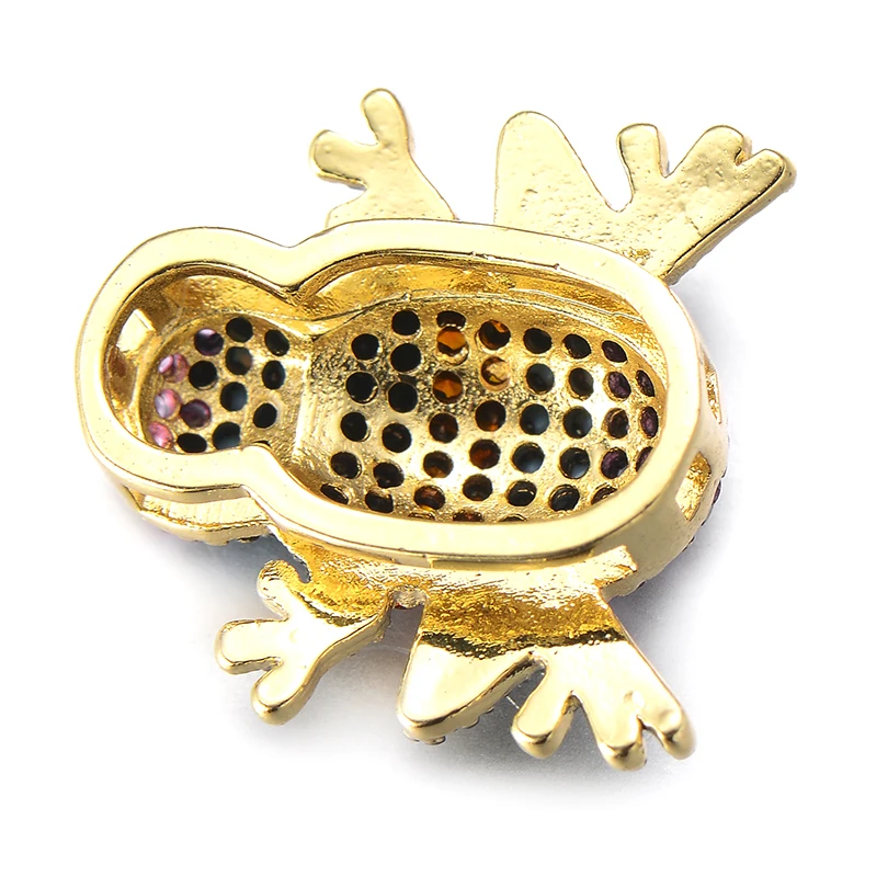Pipitree CZ цирконий ювелирные изделия ползунок подвески медный золотой цвет DIY