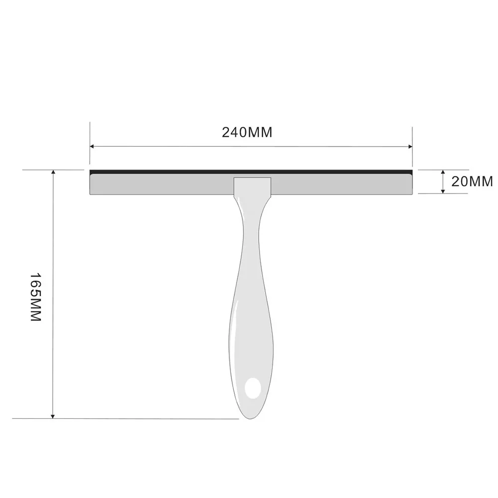 Портативный Т-образный универсальный скребок для душа дверей окон
