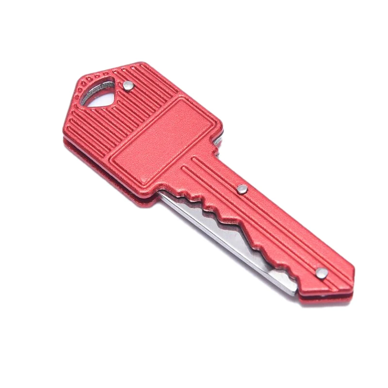 

Multifunctional Key Ring Mini Key Knife Multi Fruit Blade Key Chain Folding Pocket Box Set Camping Peeler Outdoor Gadgets