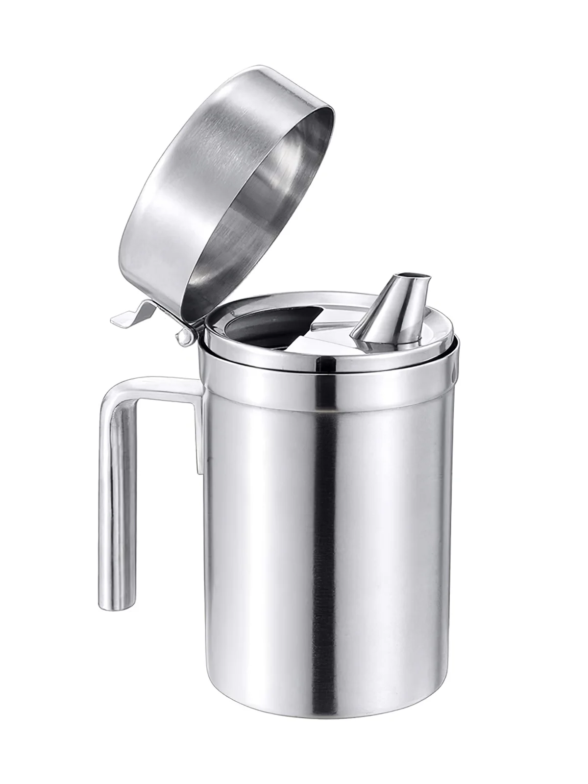 

Bottles Oil Bottle Container Pot Cooking Storage Olive Durable Filter Kitchen With Lid Stainless Steel Leakproof With Lid