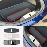 for tesla model 3 2018 2019 steel inner front hood protector sill trunk plate cover