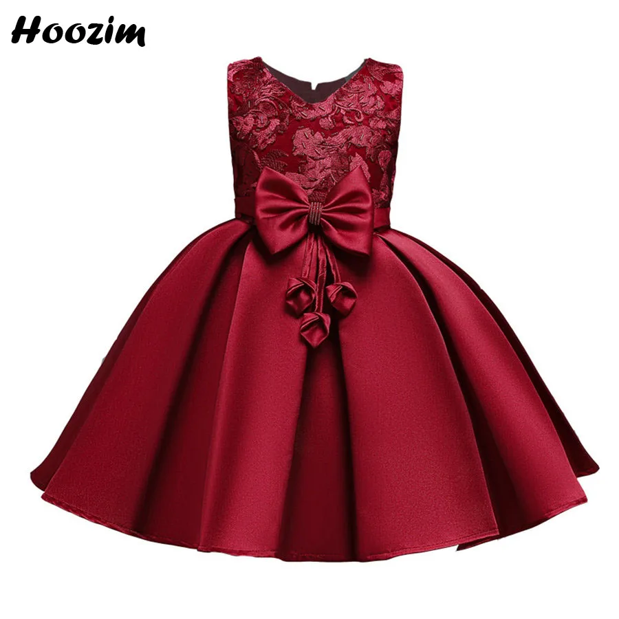 Роскошный дворец вышивка с цветочным рисунком и рюшами для маленьких детей Evenign