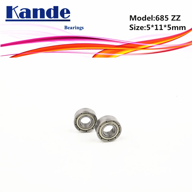 Kande подшипники 685 ZZ ABEC-1 685-2Z ABEC-3 685ZZ ABEC-5 685ZZ Miniautre шариковый подшипник 5x11x5 мм 685