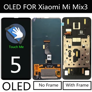 oled lcd for xiaomi mi mix 3 mimix 3 mi mix3 lcd displaytouch screen digitizer replacement accessories for phone 6 39 lcd free global shipping