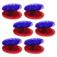 6 pcs children percussion toys toddlers musical castanet toys teaching tools red blue
