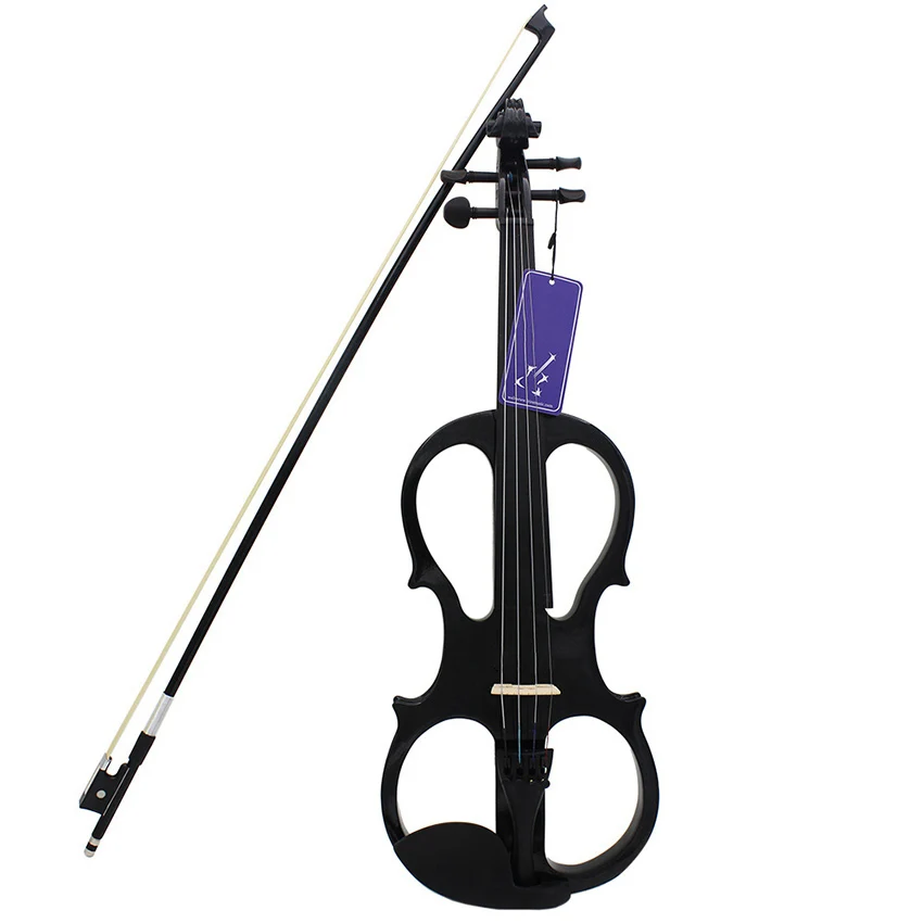 

Electric Violin Fiddle 4/4 Full Size Solid Wood Electric Acoustic Violin Stringed Instrument with Maple Body High Quality Case
