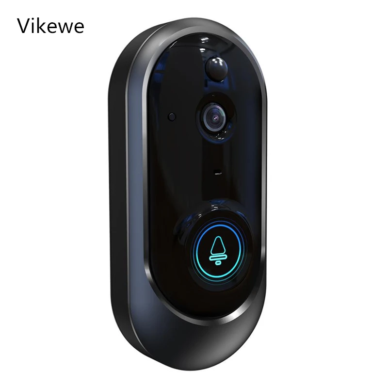 Видеодомофон Vikewe беспроводная ip камера с Wi Fi 720P HD умный дверной звонок функцией