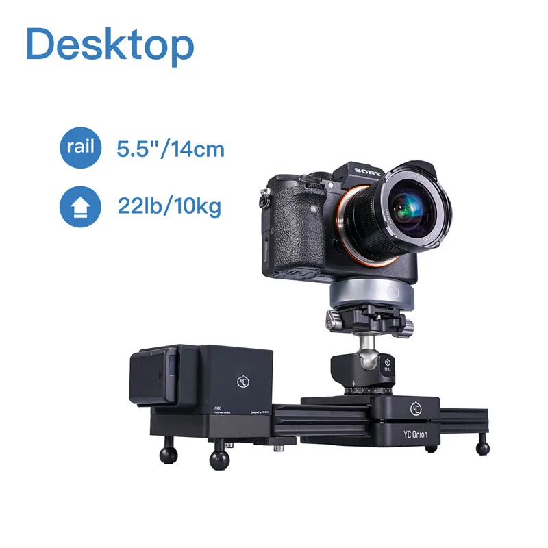 YC алюминиевая моторизованная камера слайдер App Bluetooth управление с двигателем для