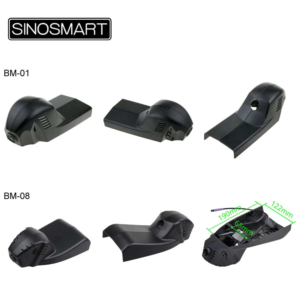 SINOSMART Novatek 96672 1080P Wifi DVR для BMW 3 4 5 X1 X3 X5 X6 218i 320 328 528 Deluxe через App SNS SONY IMX323|dual camera|camera