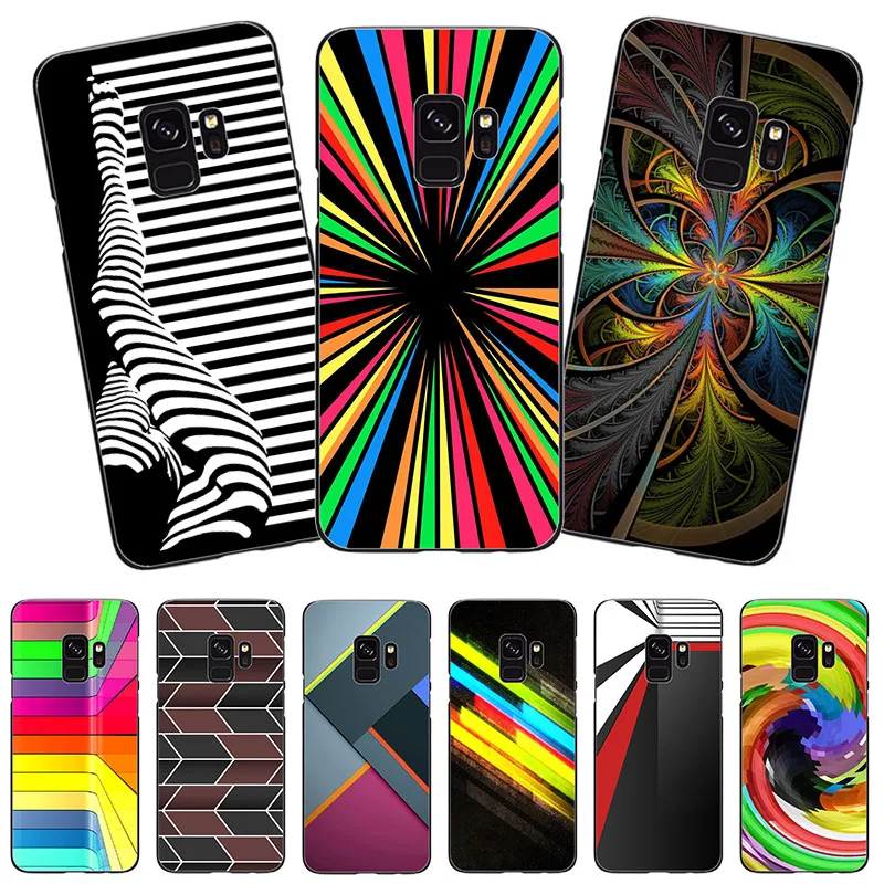 Soft Silicone Fashion stripe Phone Case Cover for Samsung Galaxy S10 S9 S8 S7 S6 S5 S4 S3 S2 Edge Plus Mini Lite G130H Cases |