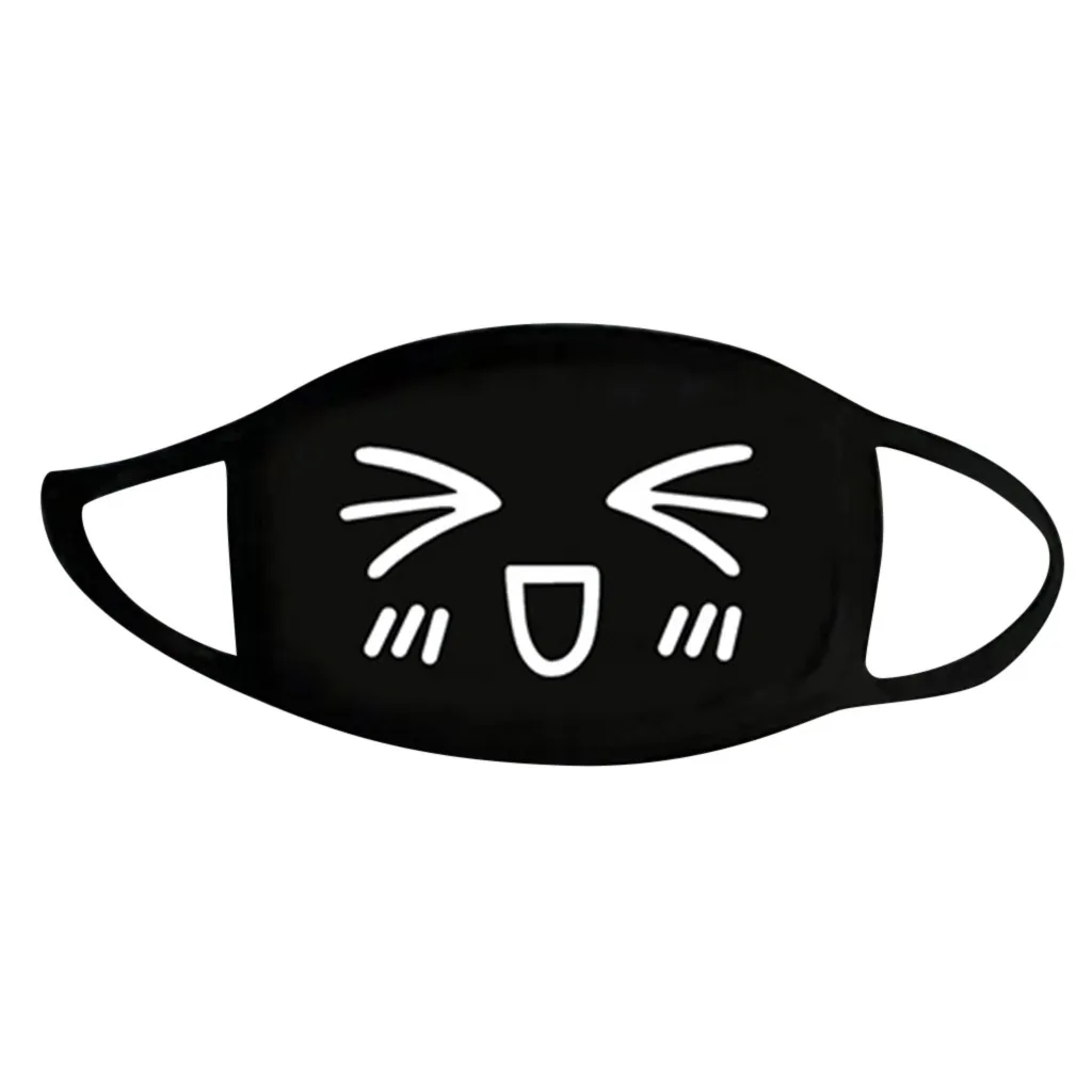 Модные маски с принтом Kawaii Muffle Моющиеся Многоразовые взрослые Mondkapjes