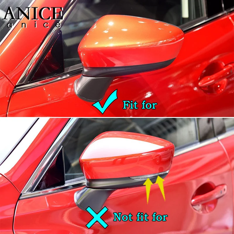 Цветные зеркала заднего вида из углеродного волокна ABS отделочная крышка чашка