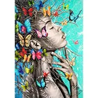 Алмазная мозаика сделай сам, картина с цветочным и строительным рисунком, вышивка крестиком, домашний декор