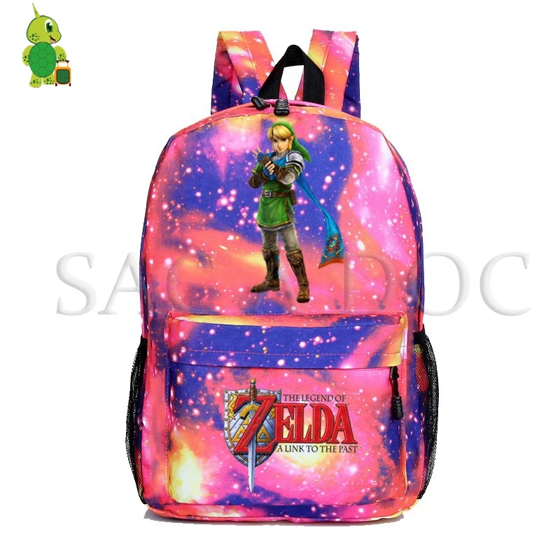 6 Легенда о Зельде игровой рюкзак для Galaxy Link Majora's Mask школьные сумки для подростков девочек мальчиков путешествия рюкзак Детский рюкзак для книг - Цвет: 6