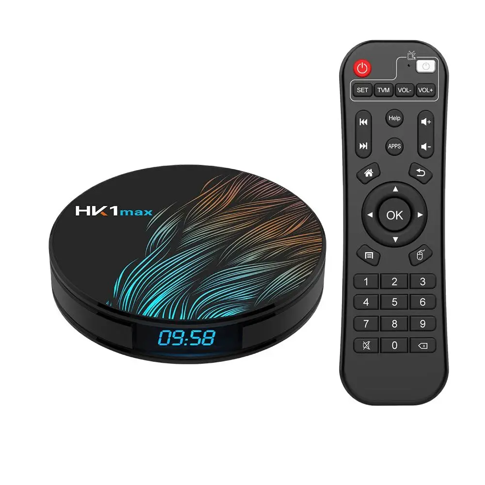 

Android 10.0 HK1MAX Mini Smart TV Box 2.4G/5G Wifi Quad Core BT4.0 Set Top Box Media Player Voice Control PK X96 HK1 MAX 2GB 4GB