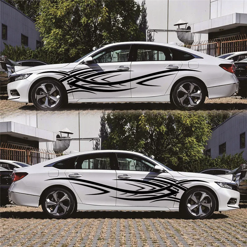 2 шт. автомобильный Стайлинг Стикеры s Авто обе стороны тела персонализированные