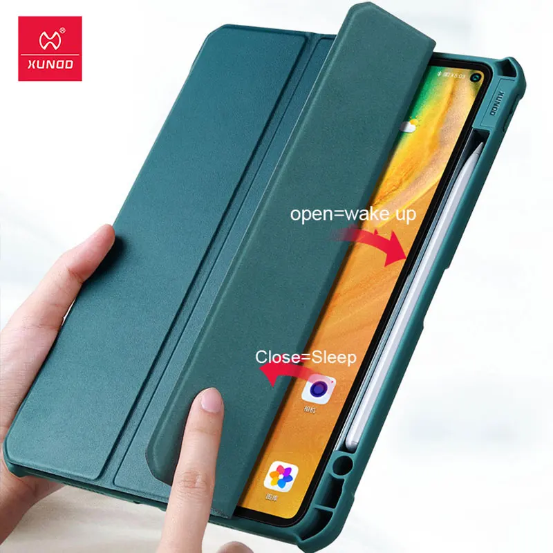 xundd protective tablet case for huawei matepad pro case leather airbag smart cover shockproof for huawei mediapad m6 10 8 case free global shipping
