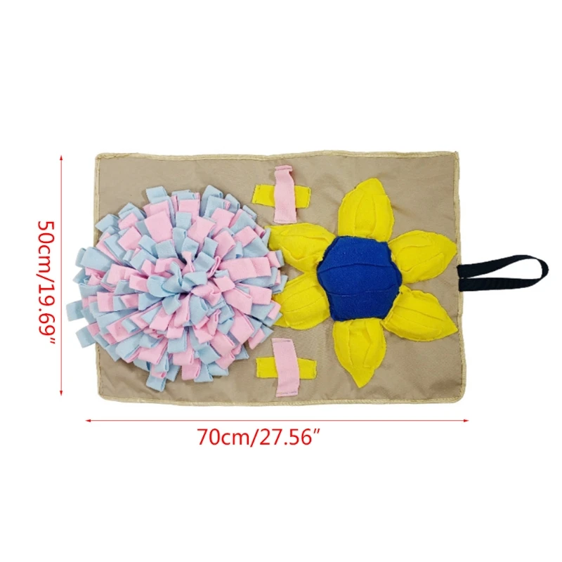 

Pet Dog Snuffle Mat Nose Smell Training Blanket Sniffing Pad Slow Feeding Bowl Food Dispenser Carpet Relieve Stress Toy