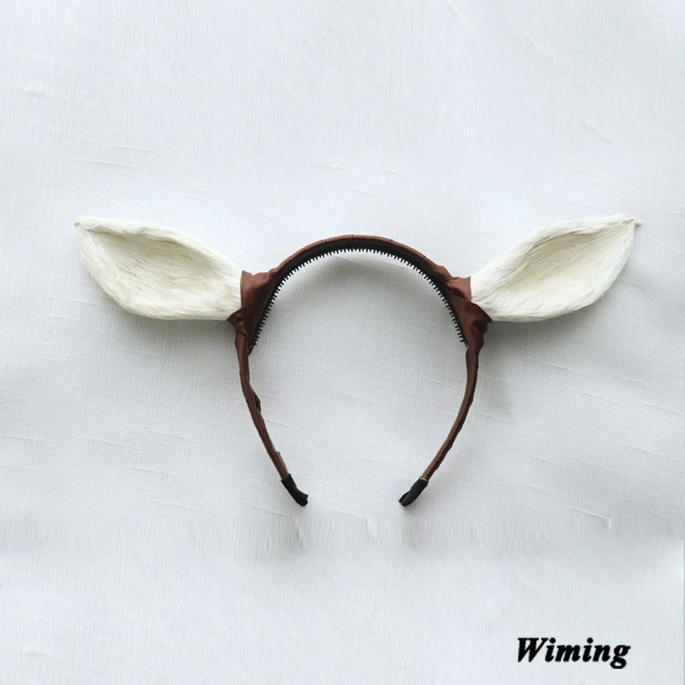 deer ears air clip faun headband women girls children birthday party decoration supplies antlers headpiece chirstmas headband