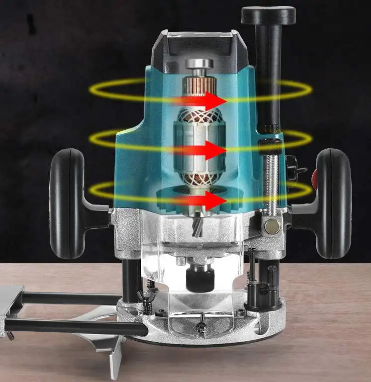 Mini wood cutter machine multi-function electric router milling 220V 1800W | Инструменты