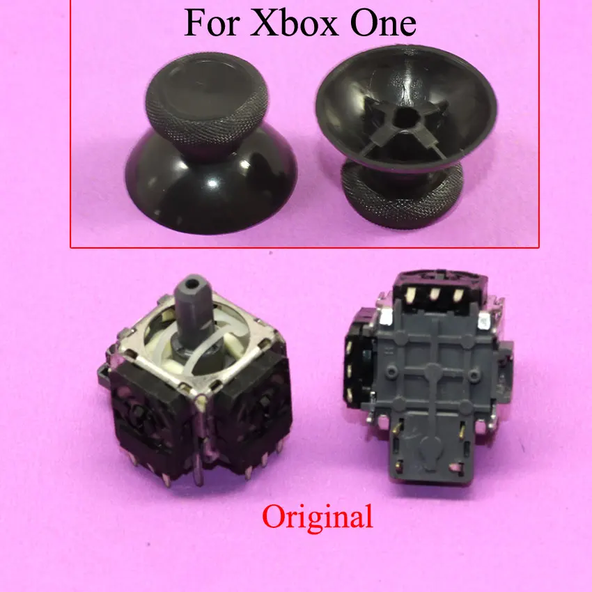 YuXi 2 комплекта для Xbox One контроллер 3D аналоговые джойстики замена и оригинальные