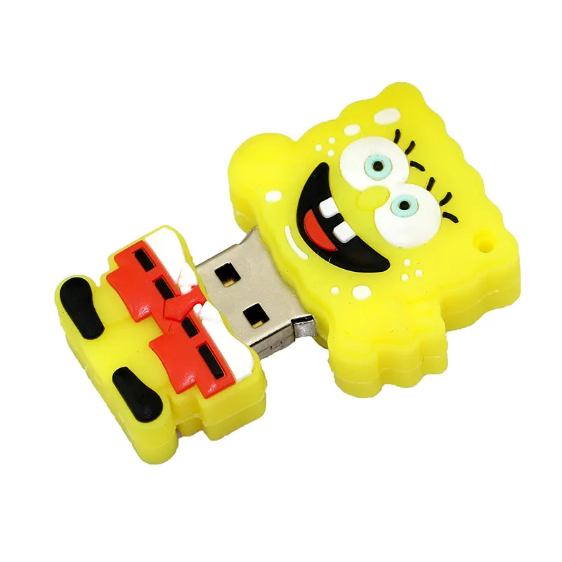Флешка 4 ГБ 8 ГБ 16 ГБ 32 ГБ 64 Гб USB флеш-накопитель милый Губка Боб Патрик звезда U диск прекрасный Забавный креативный мультяшный флеш-накопитель подарок