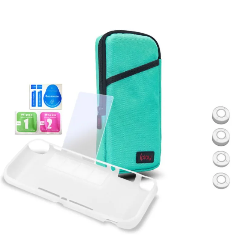 7-в-1 Portection Набор для Switch Lite портативная мягкая сумка хранения/защитный