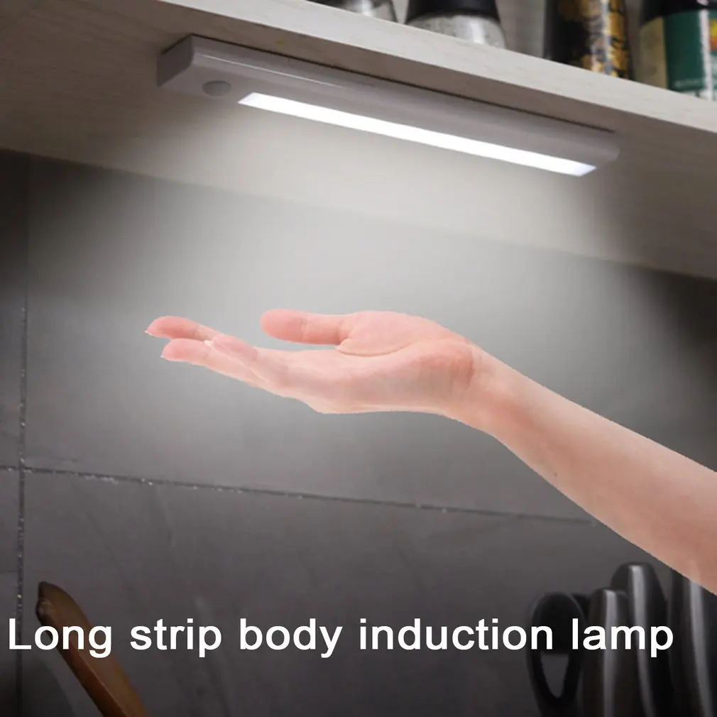 

Desk Lamp Hanging Magnetic LED Table Lamp Intelligent Human Body Induction Cabinet Light Night Light For Closet Wardrobe