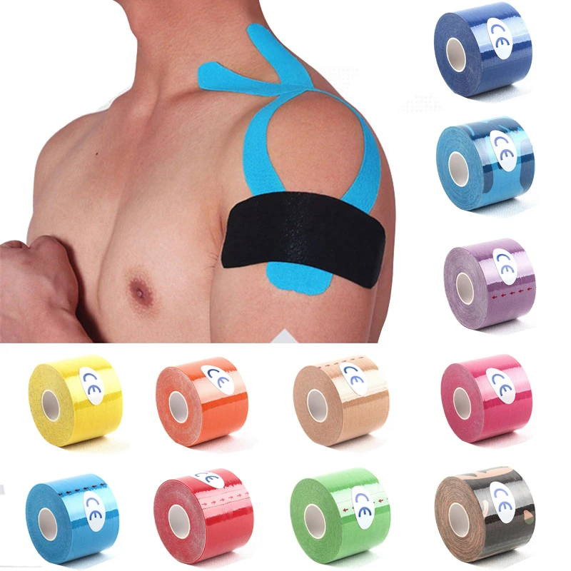 Кинезиологическая лента Атлетическая спортивный эластичный бандаж