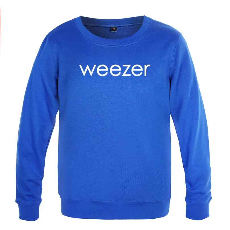 

Weezer Music Rock Sweatshirt Men Spring Autumn Long Sleeve O-Neck Pullover Casual Man Hip Hop Streetwear Sport Fitness Hoody