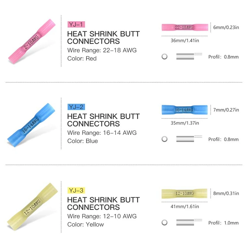 150 шт. набор проводов соединители для Водонепроницаемые электрические провода