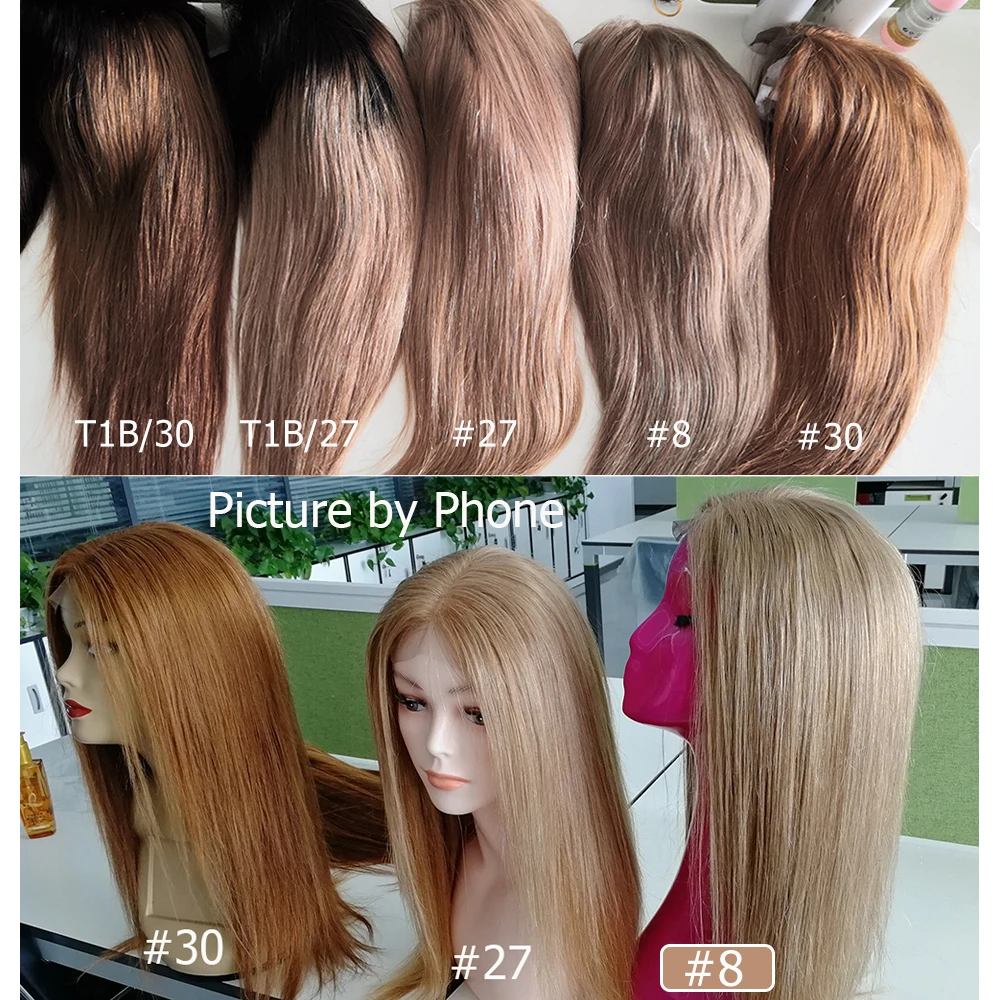 Mogul волосы 4x4 кружевной парик качество Remy человеческие #8 пепепельный блонд прямой