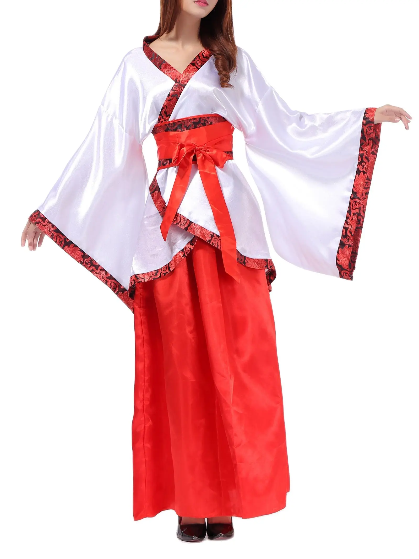 Женская одежда для фотосъемки Hanfu Китайский народный танцевальный костюм
