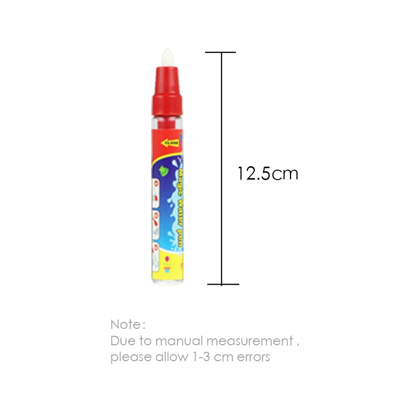 1 big pen Jenilily 59x36 см многоцветный Радужный водный коврик для рисования с 2 ручками, коврик для рисования, рождественский подарок для детей JN2323-2 - Цвет: 1 big pen