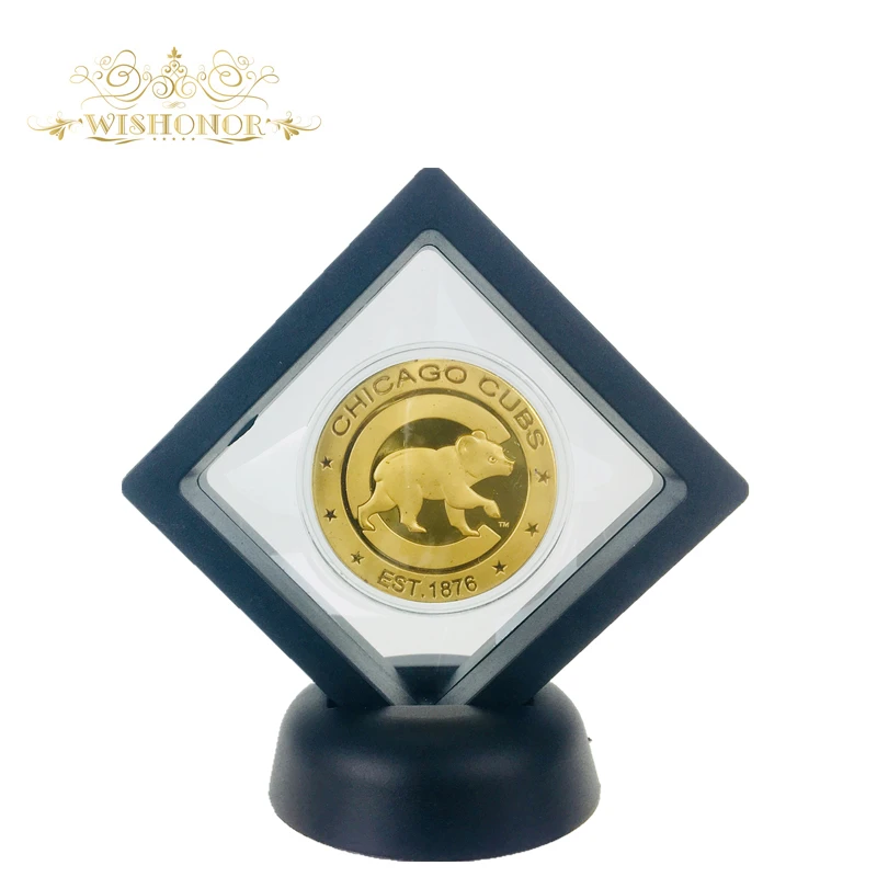 

2021 All World Collectible Coin 40*3mm Gold Plated Souvenir Coin With Plastic Case 2021 New Military Coins
