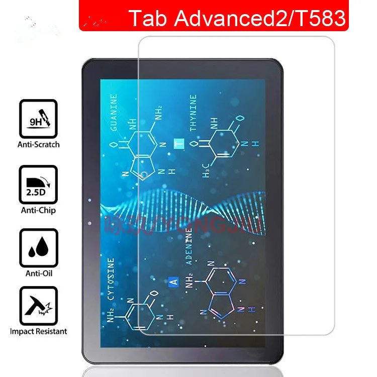Для Samsung Galaxy Tab Advanced2 10 1 дюймов T583 SM T583Tablet Защитная пленка для экрана закаленное