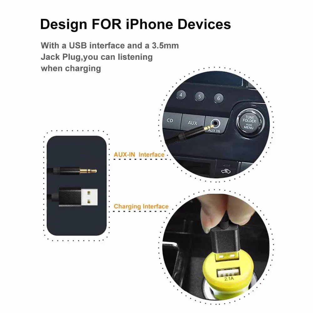 Адаптер 2 в 1 для зарядного устройства 8/7 plus USB + адаптер разъема наушников 3 5 мм Aux