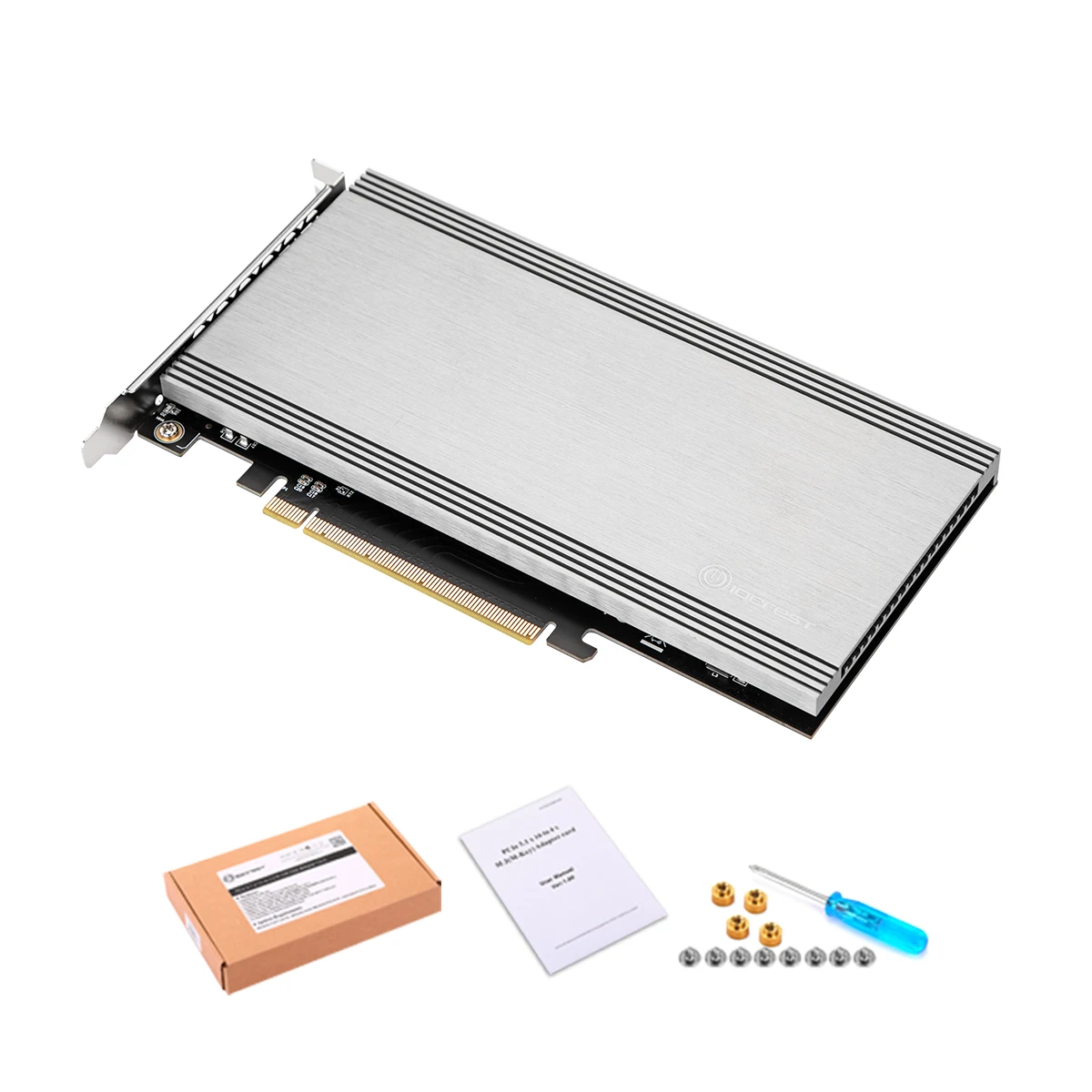 Iocrest 4 portas m.2 nvme para pcie