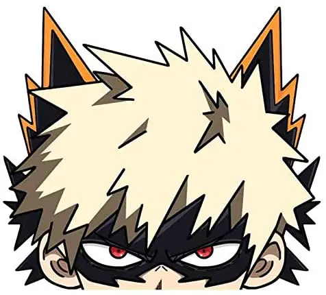 

Окно, багажник, дверь, под заказ, 5,1 дюйма, для My Hero Academia Bakugo Peeker аниме виниловые наклейки на машину, 15 х15 см