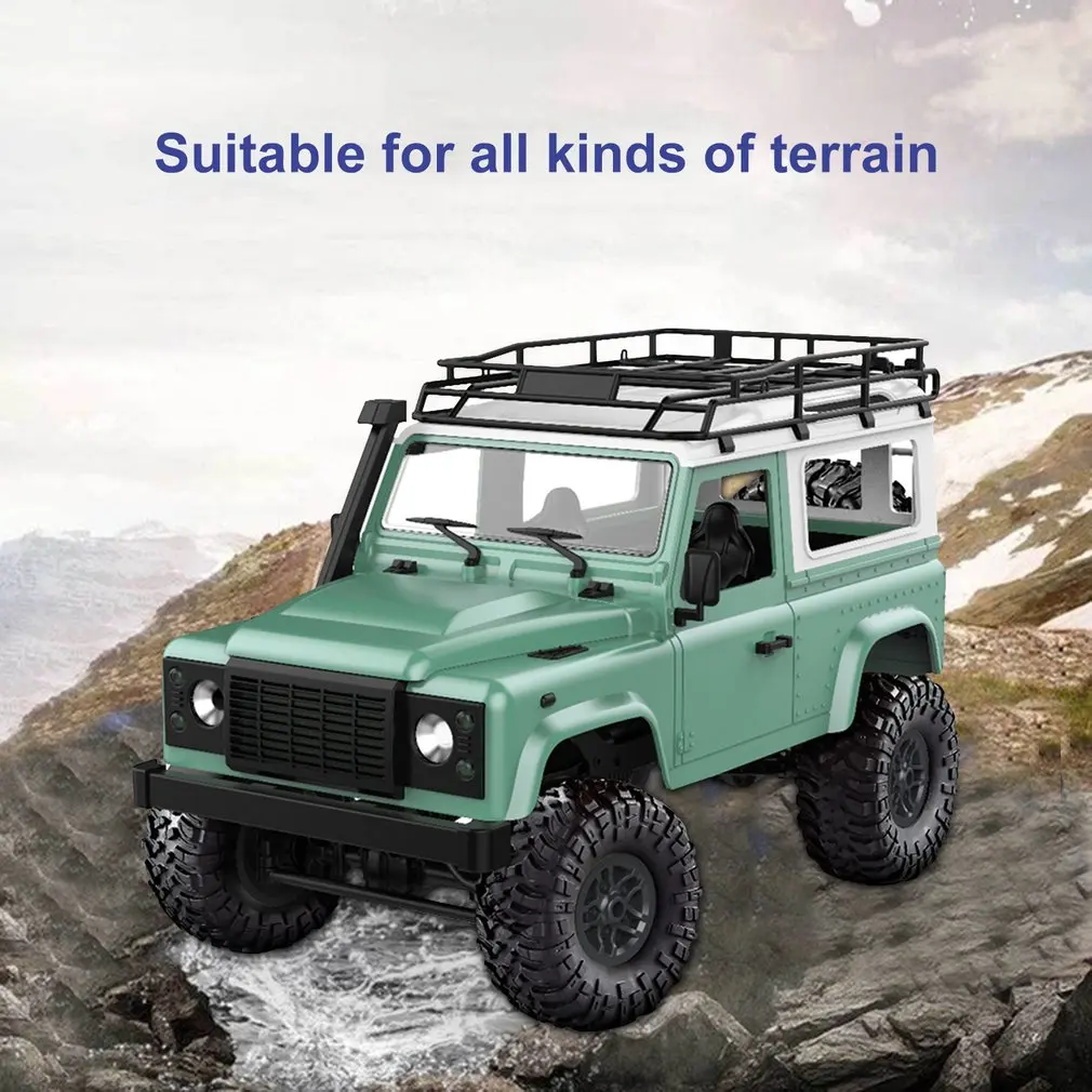 

1:12 MN-90 RC Crawler Car 2.4G 4WD Remote Control Big Foot Off-road Crawler Military Vehicle Model RTR Remote Control Truck Toy