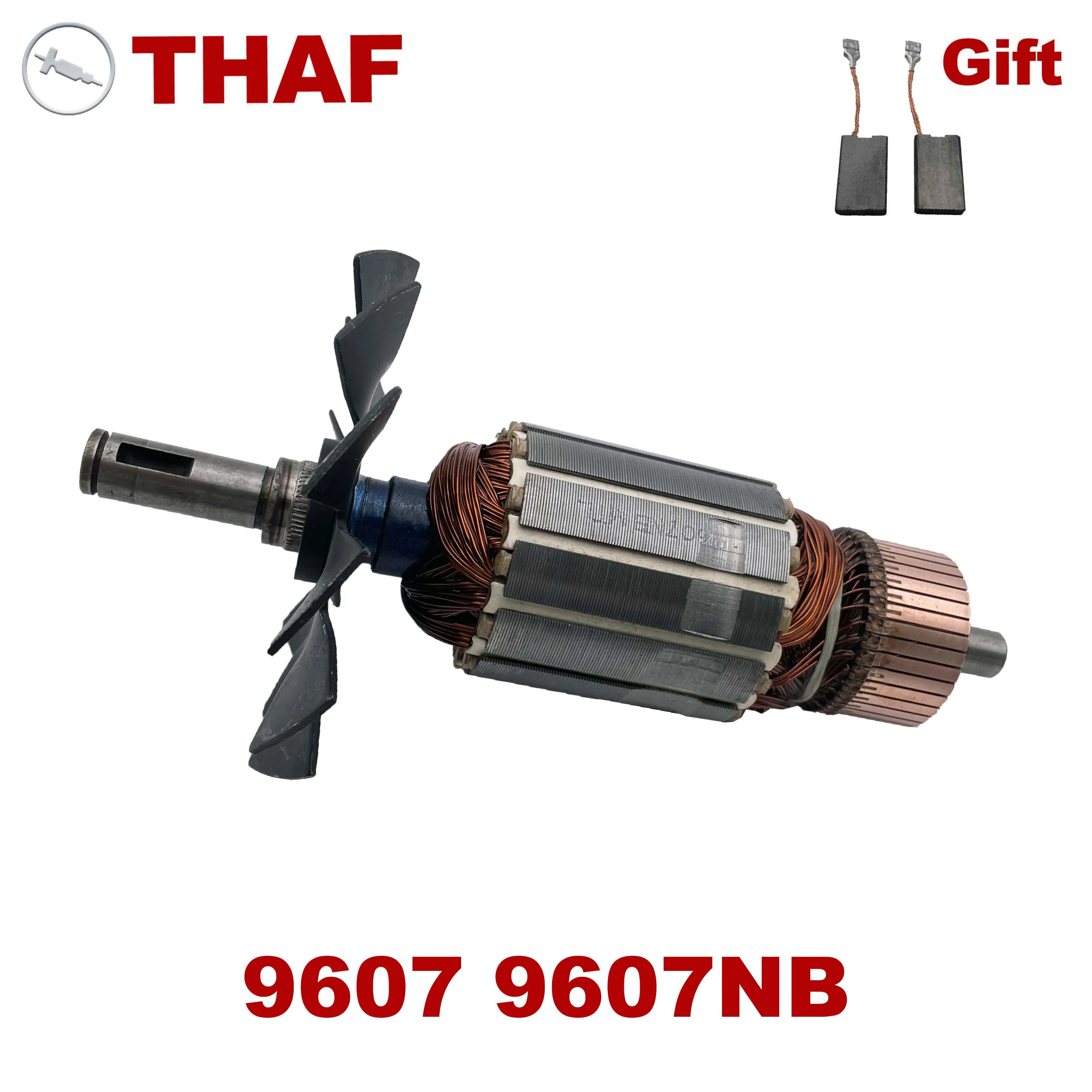 AC220V-240V Armature Rotor Anchor Stator Replacement for Makita Die Grinder 9607 9607NB