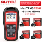 Autel MaxiTPMS TS501 MX-Sensor 2 в 1 инструменты для восстановления шин OBD 2 Диагностика TPMS Программирование датчиков Чтениеочистка TPMS DTC