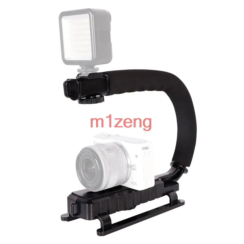 Отличный держатель с супер ручкой для стабилизации вспышки видеокамеры DV Mic