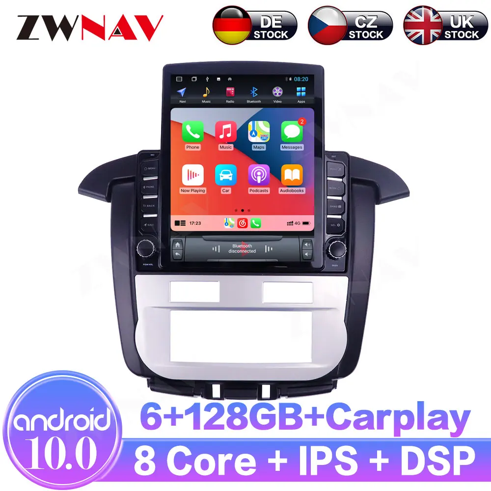 

Android10.0 6 + 128 ГБ для Toyota Innova 2008 + IPS сенсорный экран приемник автомобильный мультимедийный радиоплеер GPS навигация DSP Carplay