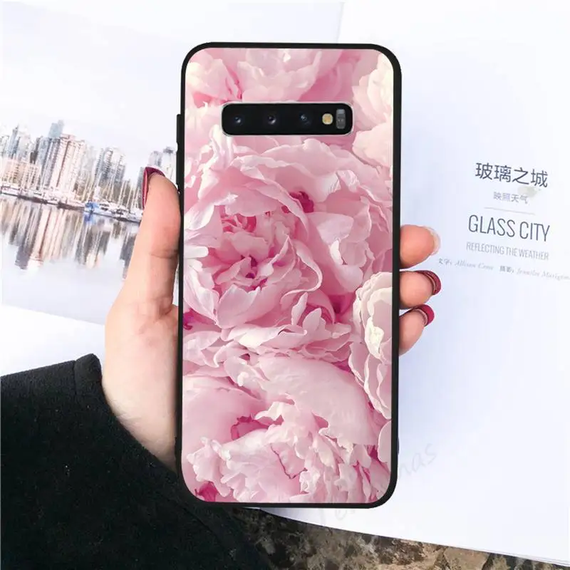 

Colorful Flower Rose Peony Phone Case For Samsung galaxy S 7 8 9 10 20 edge A 6 10 20 30 50 51 70 note 10 plus