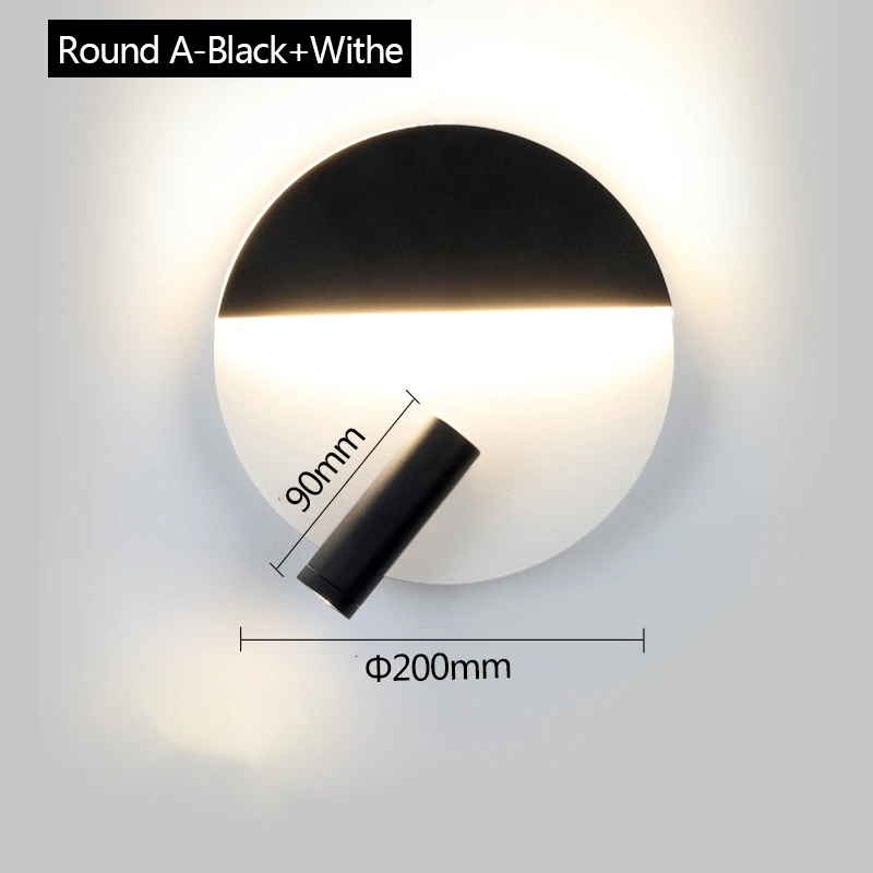 

Настенная лампа VECLI белая 8+3Вт