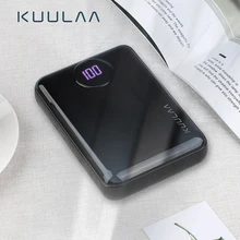 KUULAA Внешний аккумулятор 10000 mAh Портативная быстрая зарядка Внешний аккумулятор 10000 Dual USB внешное мини-Зарядное устройство для Xiaomi Mi PoverBank